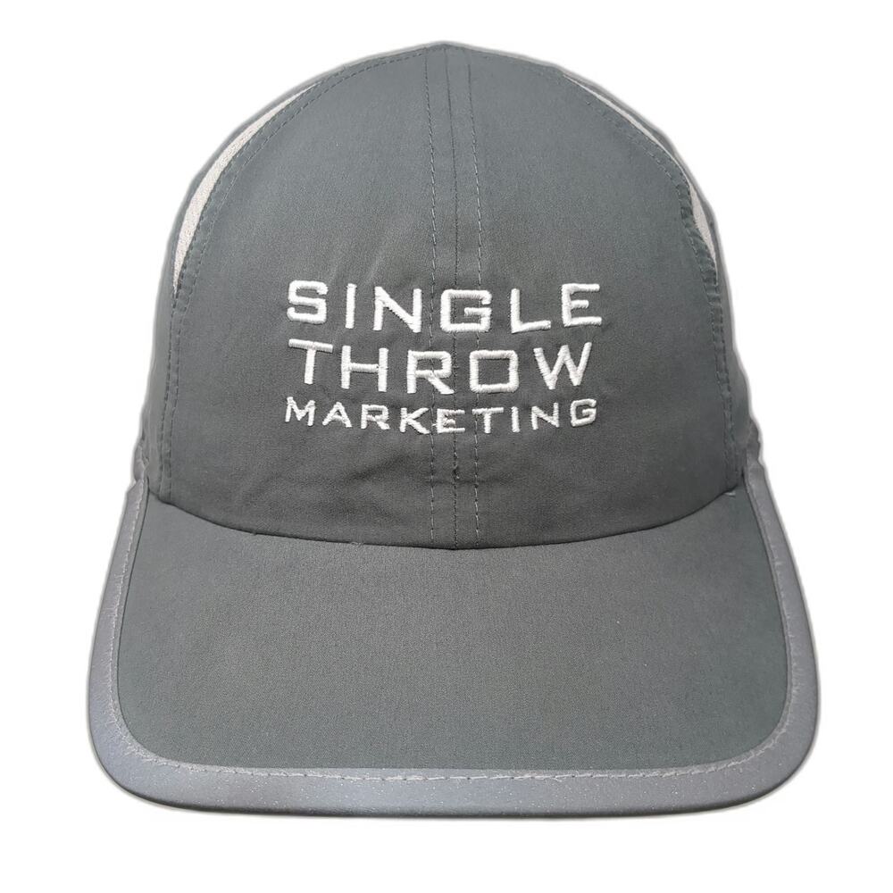 Big Accessories Baseball Cap Gray One Size Single Throw Marketing Reflective Hat